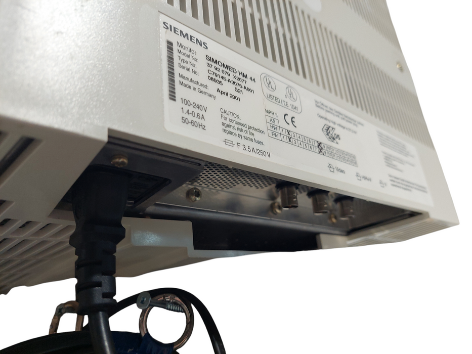 Siemens Monitor SIMONED HM 44 Model: 37 92 079 X2077 =
