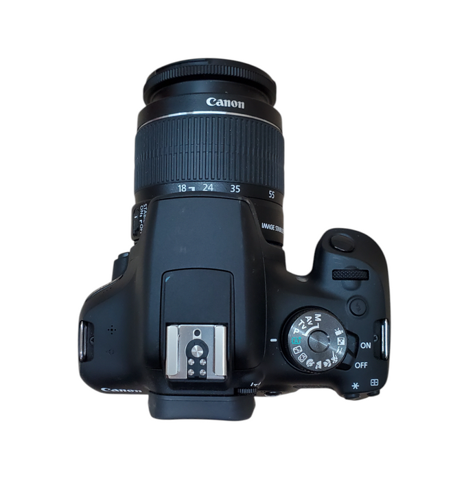 Canon EOS Rebel T7 24.1MP DSLR w/ Canon EFS 18-55mm Lens - No Battery