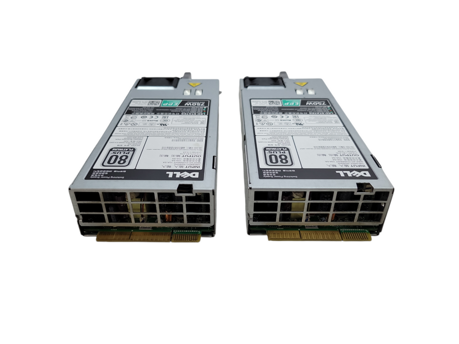 Lot of 2x - Dell 750W EPP Server PSU (DPS-750AB-15 / 0G6W6K) %