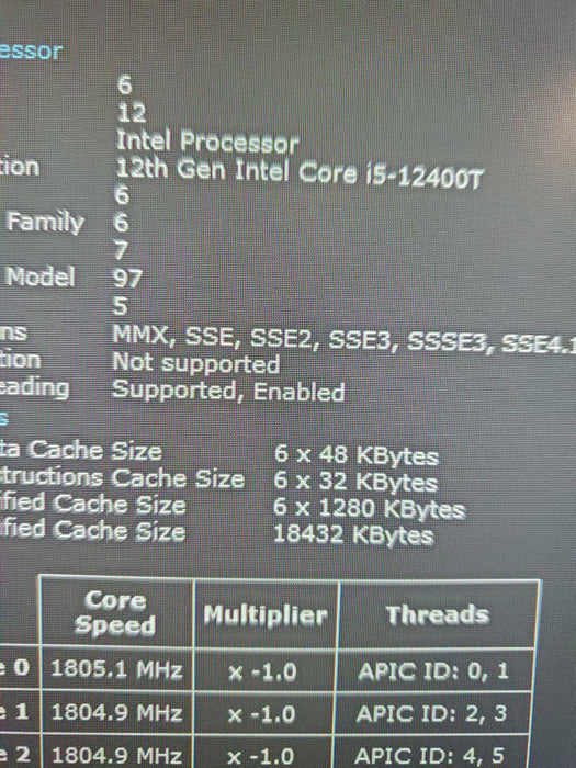 Lenovo ThinkCentre M70q Gen 3 12th i5 - 12400T 16GB DDR4 512GB nvme 1TB HDD