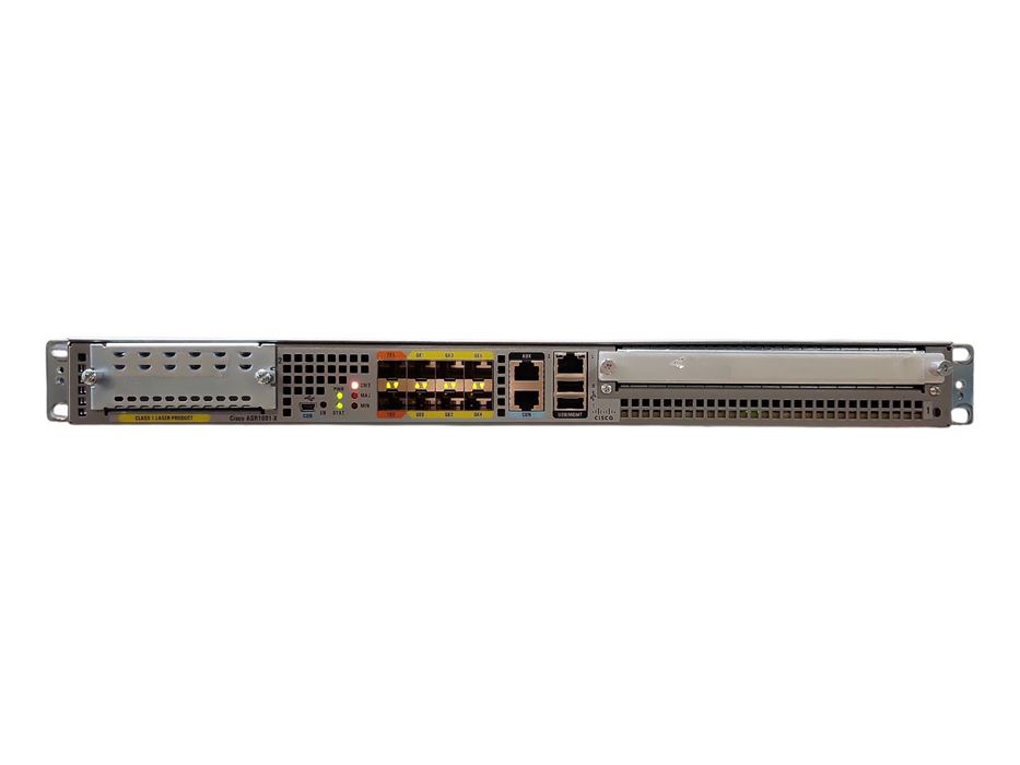 Cisco ASR1001-X Aggrigated Service router 2.GbpsThroughput Level, 2x PSU