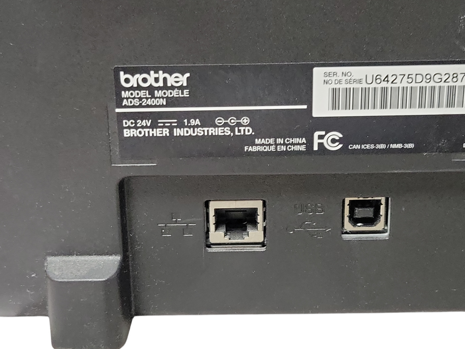 Brother ImageCenter ADS-2400N High Speed Network Document Scanner - No Ac  _