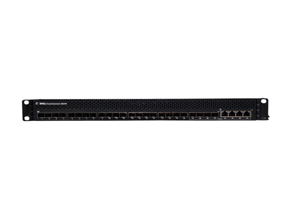 DELL POWERCONNECT 8024F 24-Port SFP+ 10 Gigabit Switch