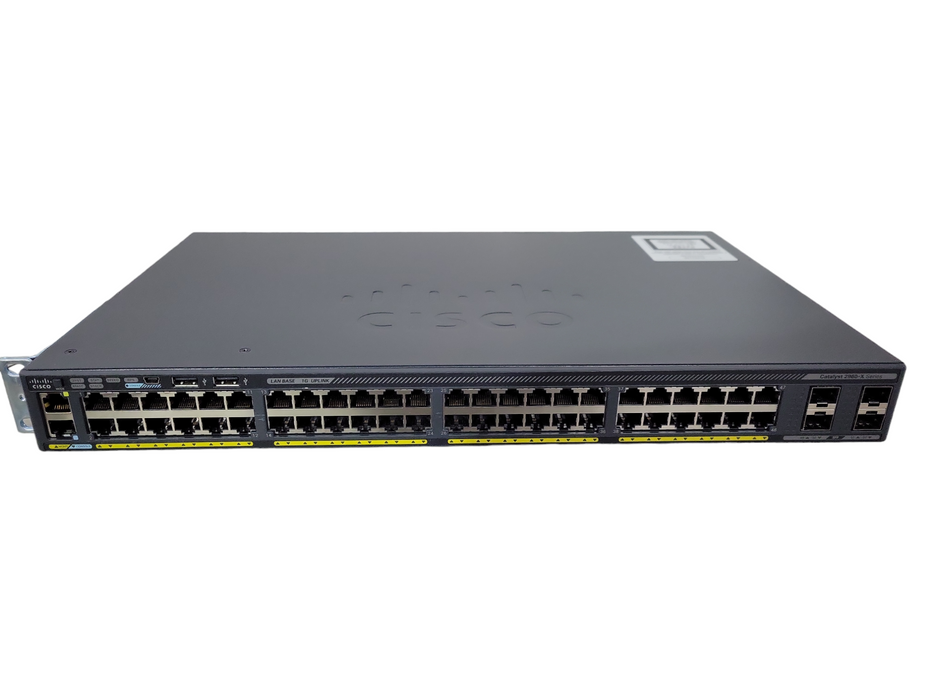 Cisco WS-C2960X-48TS-L 48-Port Gigabit Managed Switch !