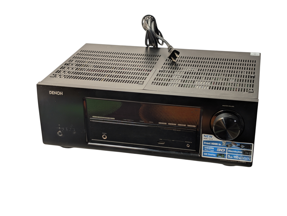 DENON AVR-1513 5.1 Channel Surround Sound HDMI Receiver  -