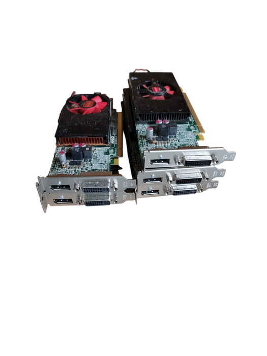 Lot of 5x Graphics Cards – AMD Radeon (Low Profile)