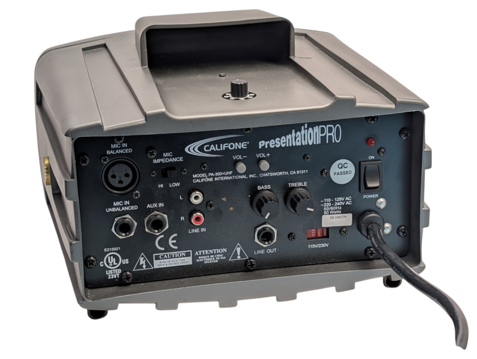 Califone PA-300 PresentationPRO PA / Karaoke Speaker  -