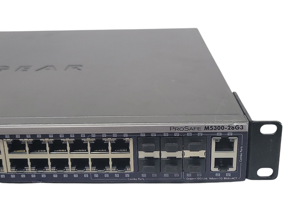 Netgear ProSAFE M5300-28G3 24 Port Managed L3 Gig w/ 10Gig stacking switch _