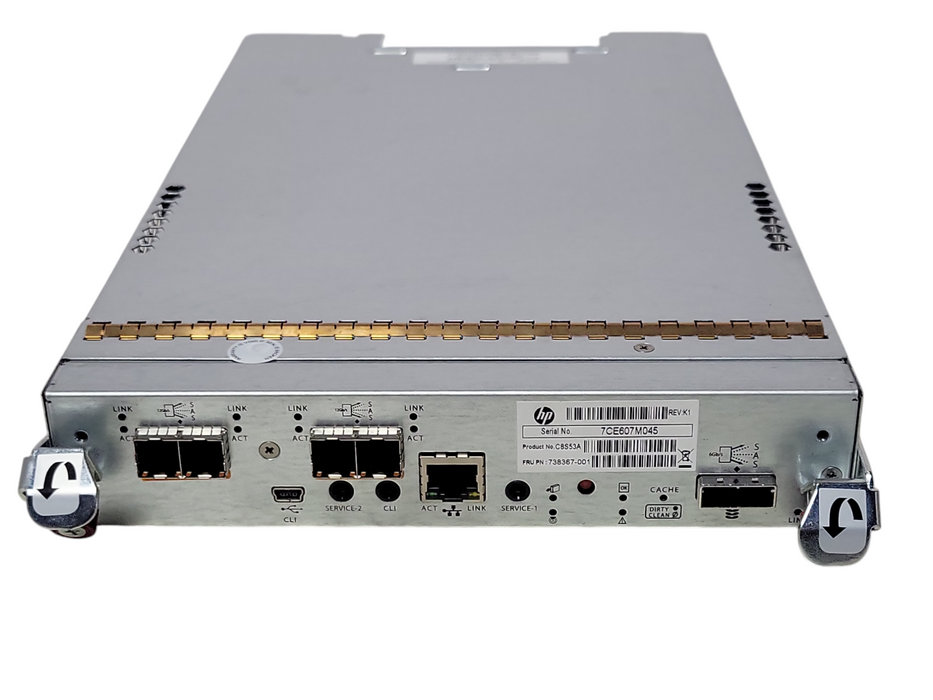 Lot of 2x HP MSA2040 FC SAS controller C8S53A 738367-001 _