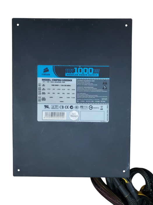 Corsair HX1000W Modular Power Supply - CMPSU-1000HX