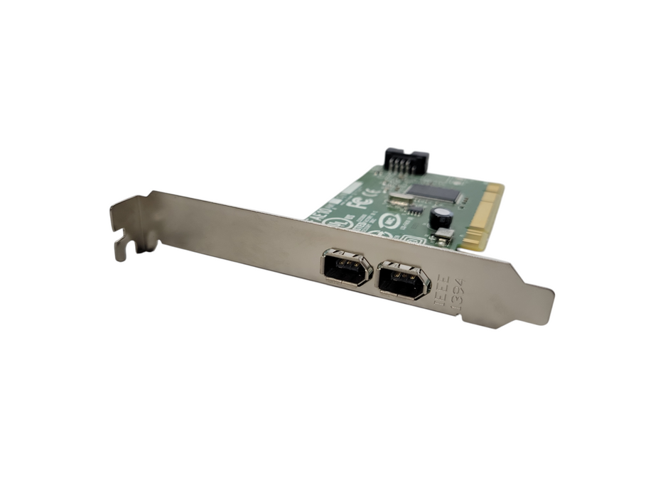 Dell 0J886H Low Profile 2 Port Internal Header PCI Firewire Card FAE10 AM1  %