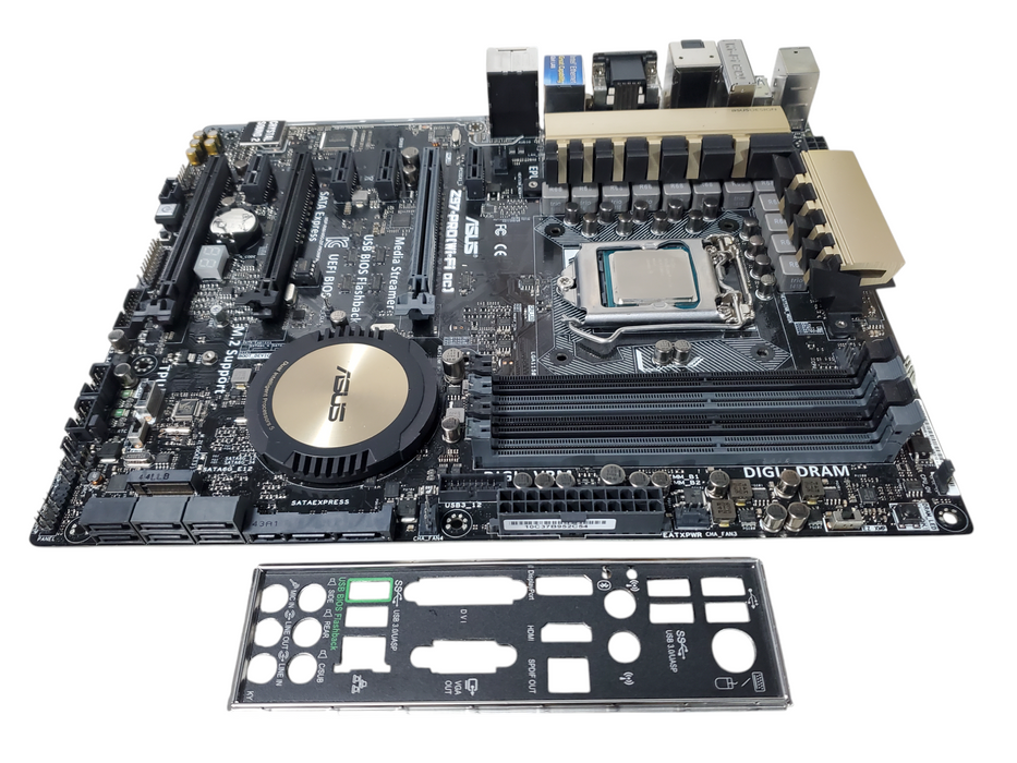 ASUS Z97-PRO (WIFI AC)MB Intel Z97 With i5-4770 3.5GHz CPU LGA 1150 NO RAM