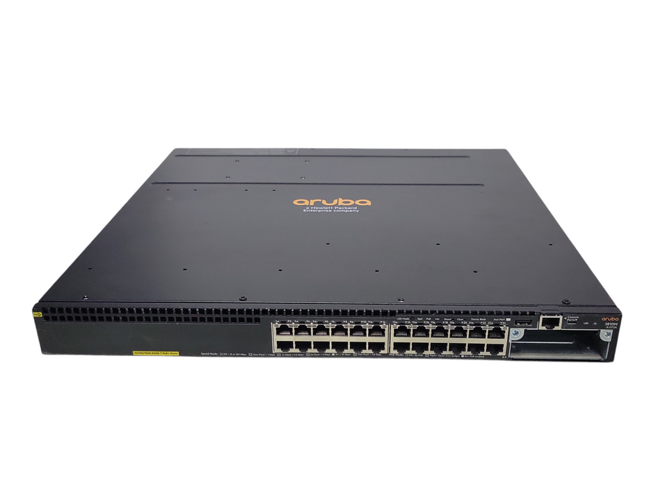 HPE ARUBA 3810M JL073A 24-PORT PoE+ Switch, READ _