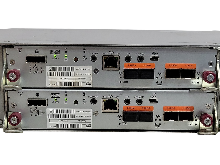 Lot of 2x HP 876127-001 HPE MSA 2050 Modular Smart Array SAN Module Control _
