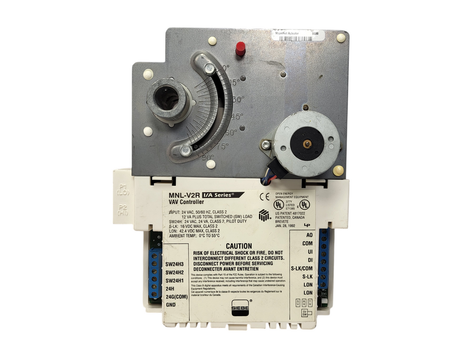 Siebe MNL-V2R; I/A Series VAV Controller READ Q$