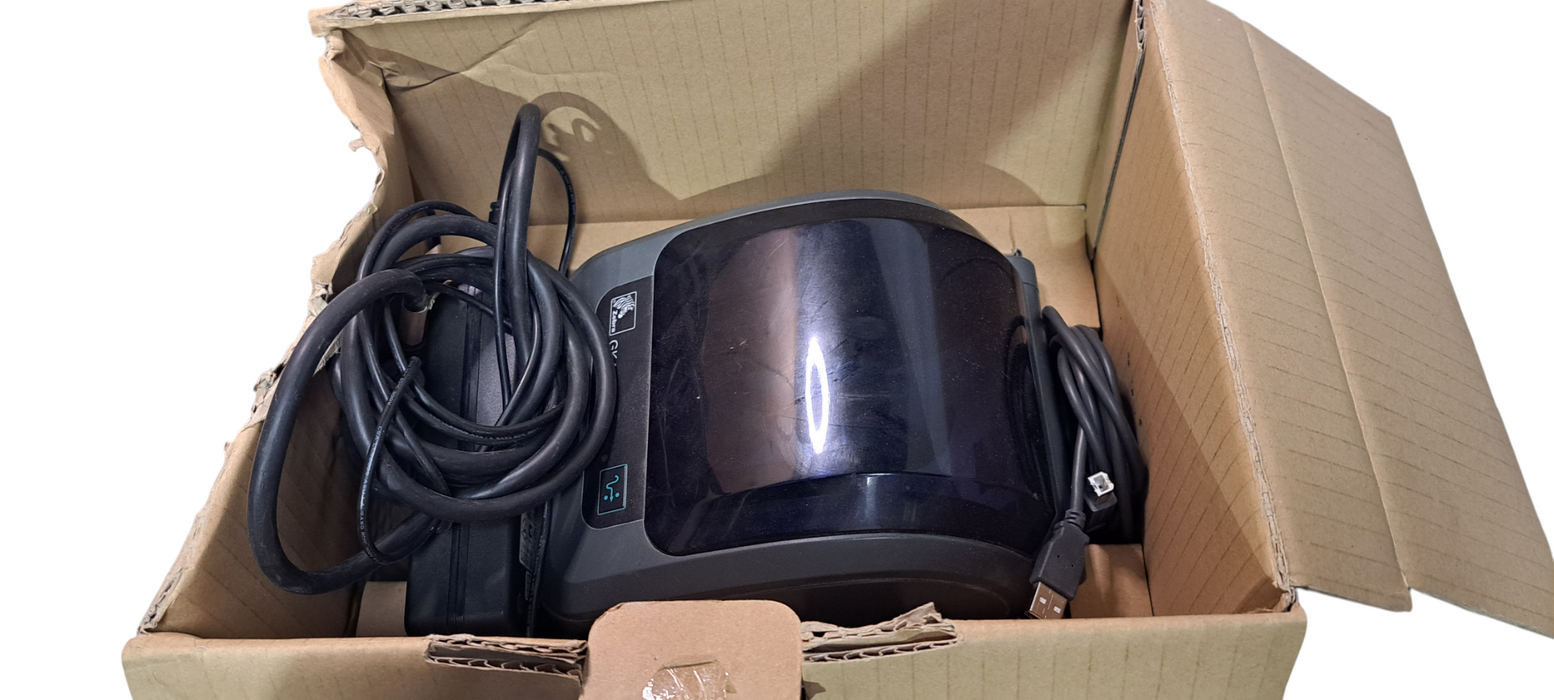 Zebra GK420D Thermal Barcode Label Printer USB Interface W/Adapter