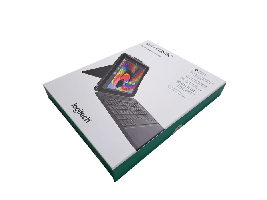 (New Open Box) Logitech Slim Combo For iPad 5th and 6th Generation