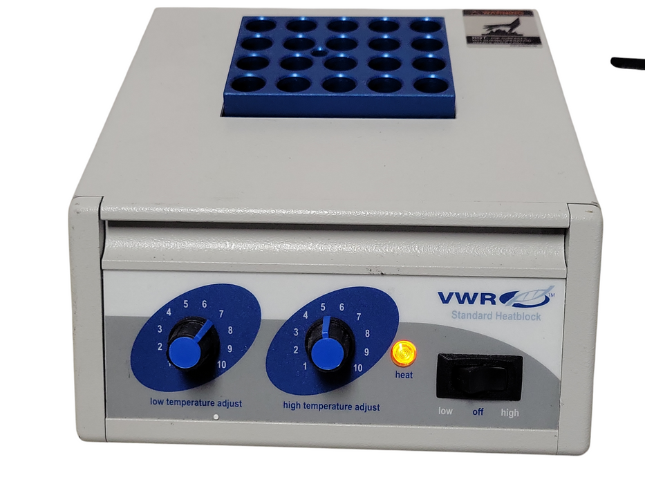 VWR standard heatblock 13259-030, Heatblock I 949030, 120VAC, 100W, 50/60Hz _