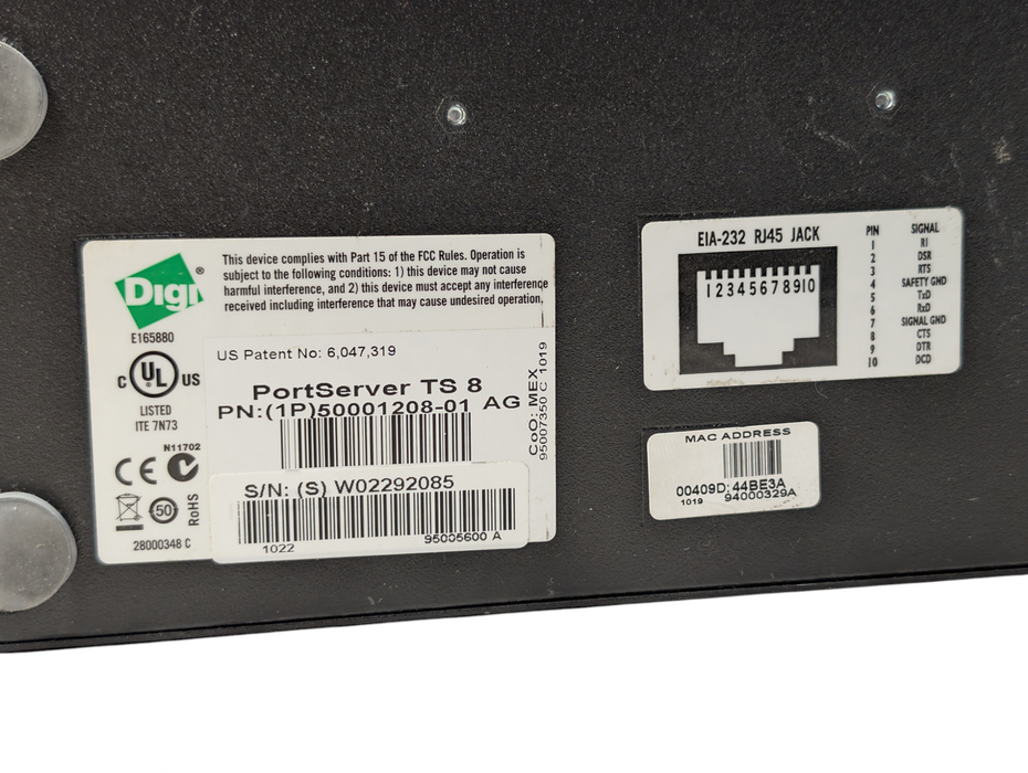 DIGI PortServer TS 8 50001208-01 AG  -