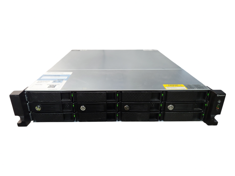 QNAP TS-1253U-RP 2U 12-Bays NAS, Intel J1900, 8GB RAM w/ 6x2TB & 6x 4TB HDD