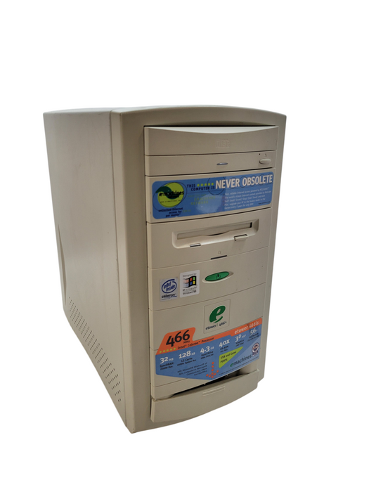 eMachines etower|466is - Celron 466Mhz 128MB SDRAM 4.3GB HDD %