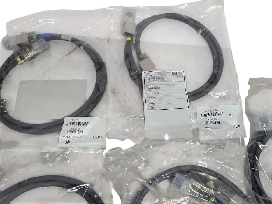 Lot of 5x Open-Box CISCO 37-1121-01 150CM POWER Stack CABLE For 3750x _