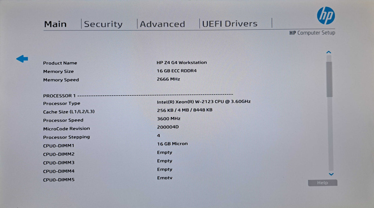 HP Z4 G4 Workstation | Xeon W-2123 @3.60GHz, 16GB DDR4, K2000, 512GB NVMe Q