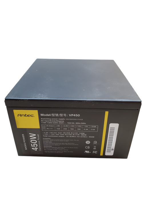 Antec VP450 450W ATX Desktop Power Supply