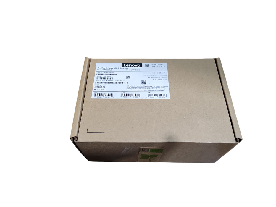 Lenovo 40AY0090US ThinkPad Universal USB-C Docking Station - Black - NEW !