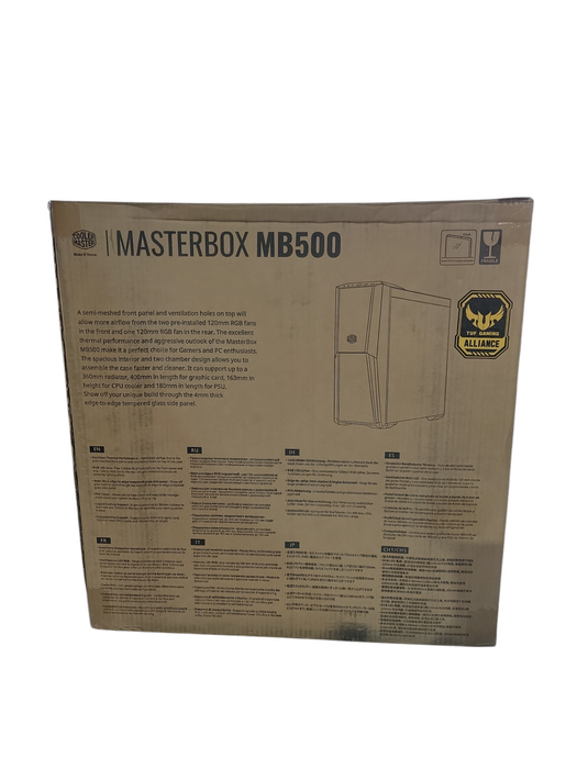 COOLER MASTER MASTERBOX MB500 MCB-B500D-KGNN-TUF TUF Edition !