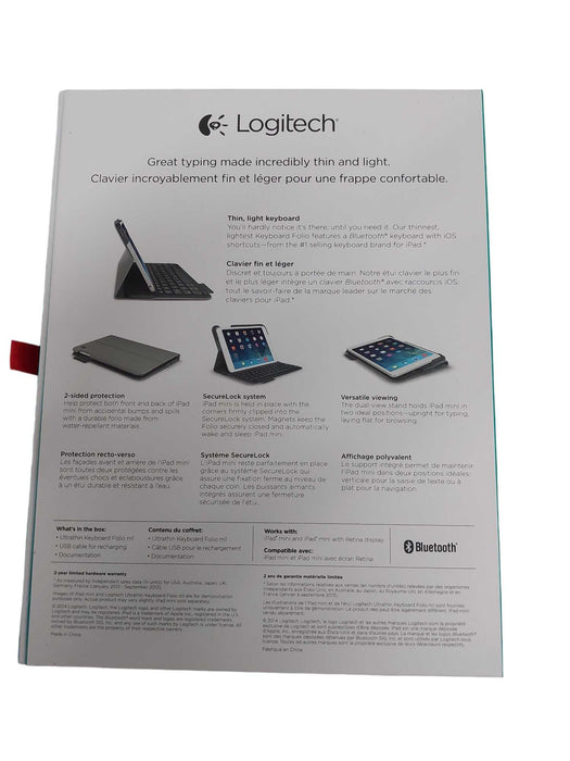 Logitech Ultra This Keyboard Folio For Ipad Mini with Retina Display  Q=