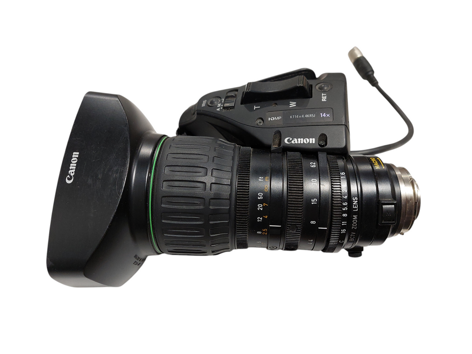 Canon HD MP KT14x4.4 14X KRSJ & HP-75SII & Canon BCTV Zoom Lens =