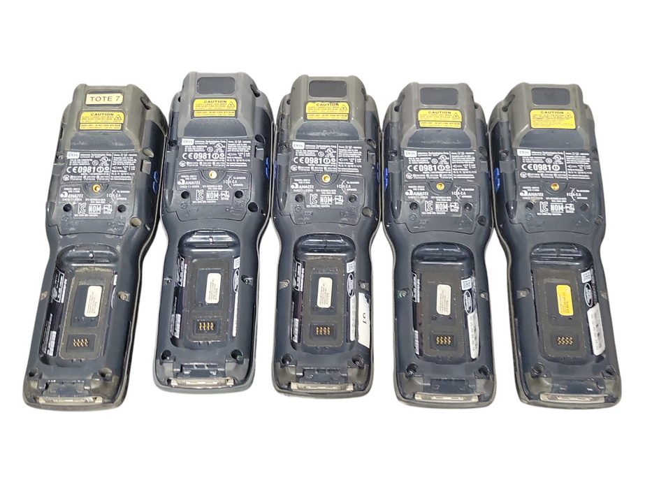 Lot of 5x Intermec CK71 Series handheld barcode scanners, READ _