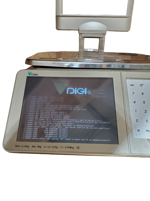 Teraoka DIGI SM-5500P Commercial PC Scale w/ Label Printer *READ*