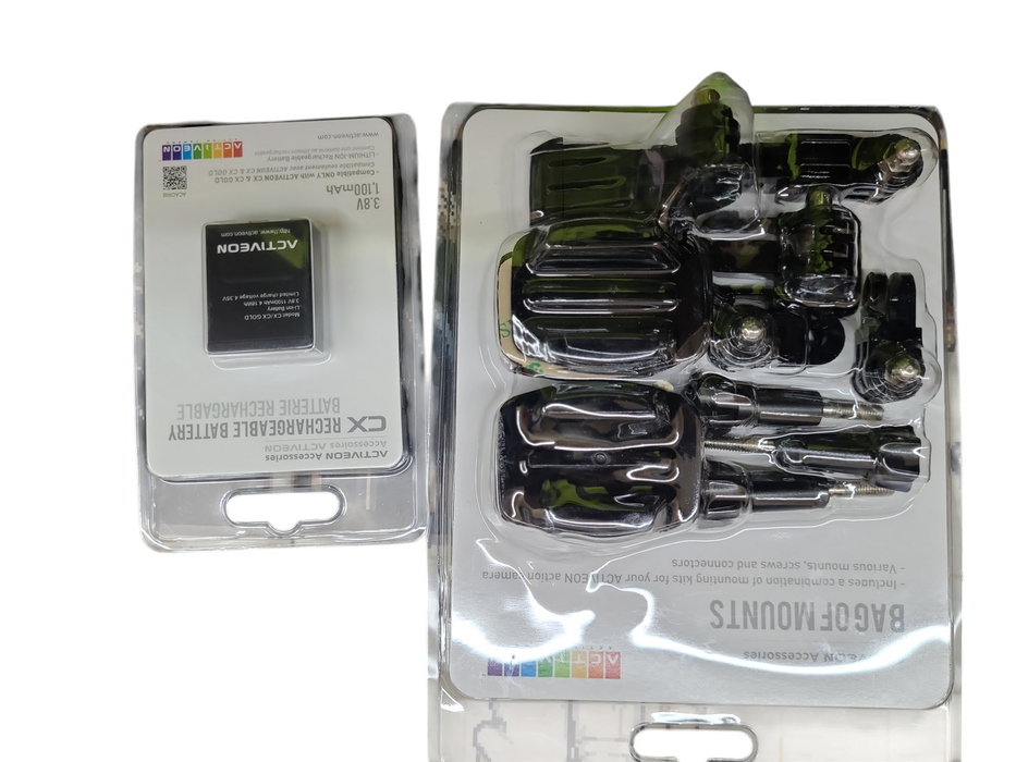 Lot 2x Assorted Activeon Accessories
