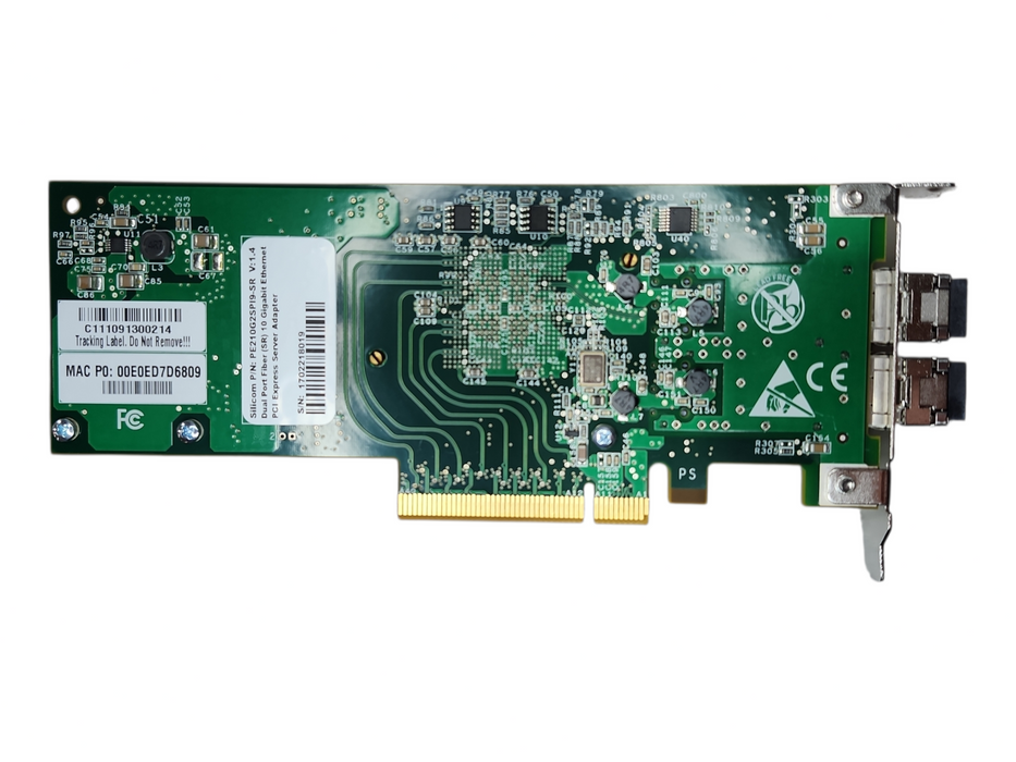 Silicom PE210G2SPI9-SR 10Gb Dual Port SFP Ethernet Adapter Card Q