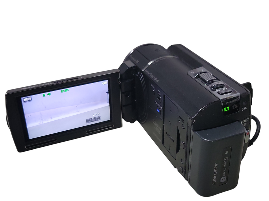 Sony HDR-PJ600E 20.4MP 220 GB HDD HD Camcorder with/ Charger and case _