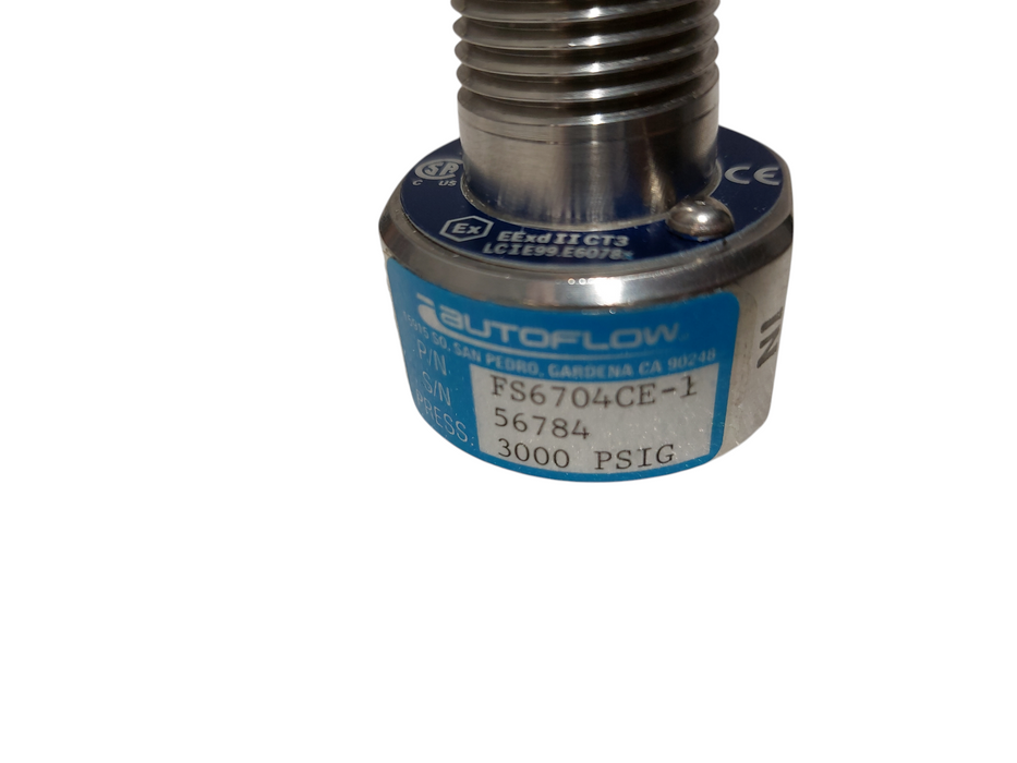 Autoflow PN: FS6704CE-1 Press: 3000 PSIG Expansion Module Q=