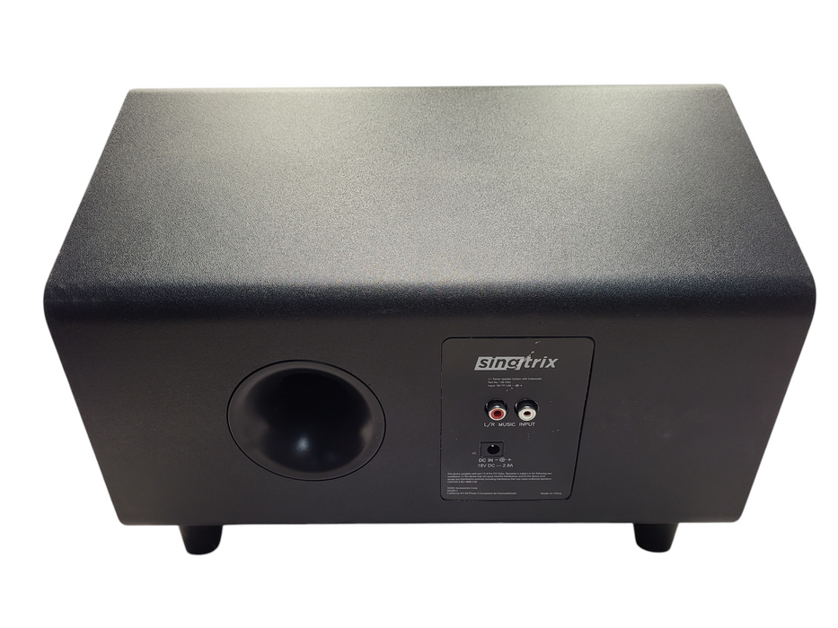 Singtrix Karaoke 2.1 PA Multimedia Subwoofer VOXX 136-5502 $