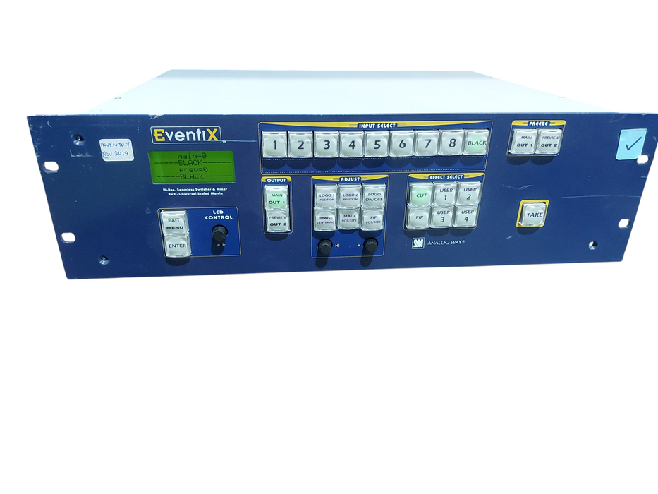 Analog Way EventiX EVX8022 Seamless Switcher / Computer Video Mixer