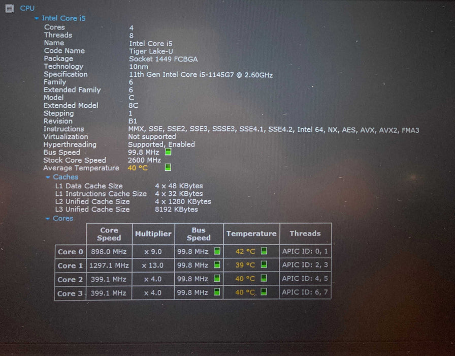 HP ProBook 650 G8 Core i5-1145G7@2.60GHz vPRO 16GB RAM 256GB SSD Q Lap200
