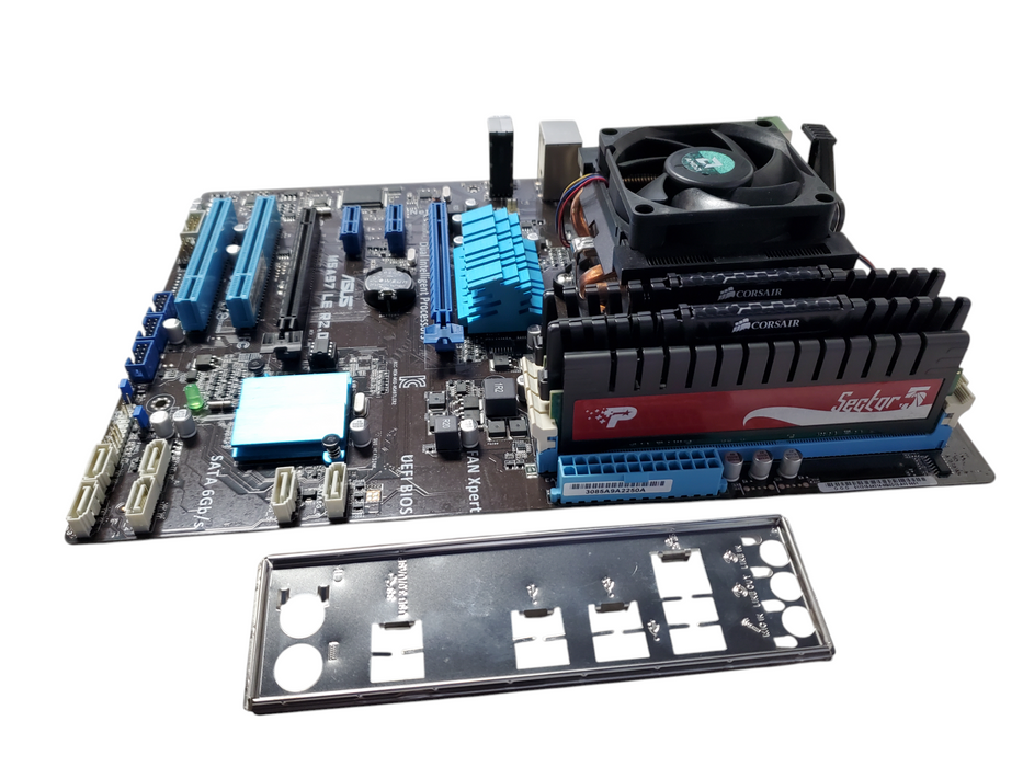 ASUS M5A97 LE R2.0 with CPU AMD FX(tm)-8120  20 GB DDDR3 Socket AM3+