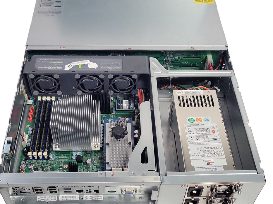 QNAP TS-879U-RP 8 Bay NAS with 4x 6TB HDDS, READ _