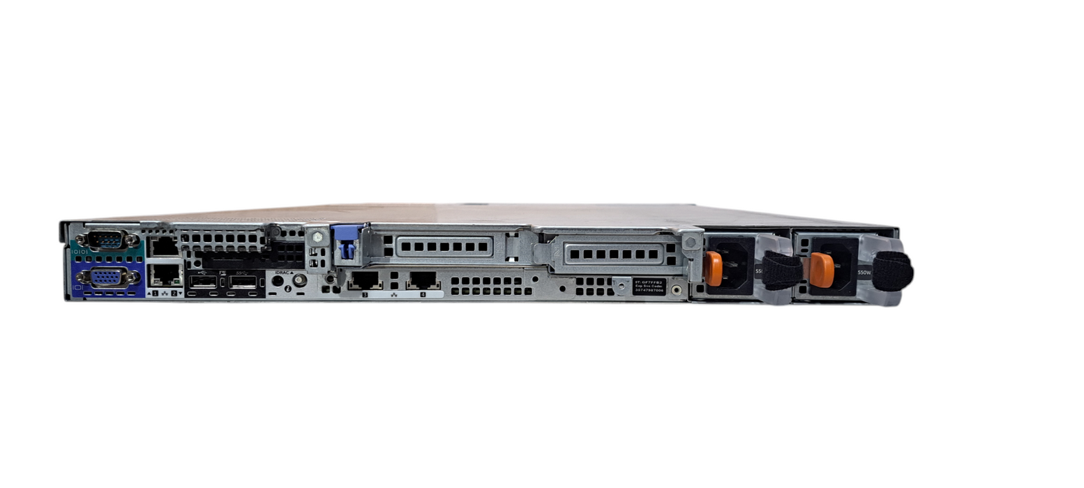 Dell PowerEdge R430 |1x Xeon E5-2623 v3|16GB DDR4|H330 Mini |2x550W PSU