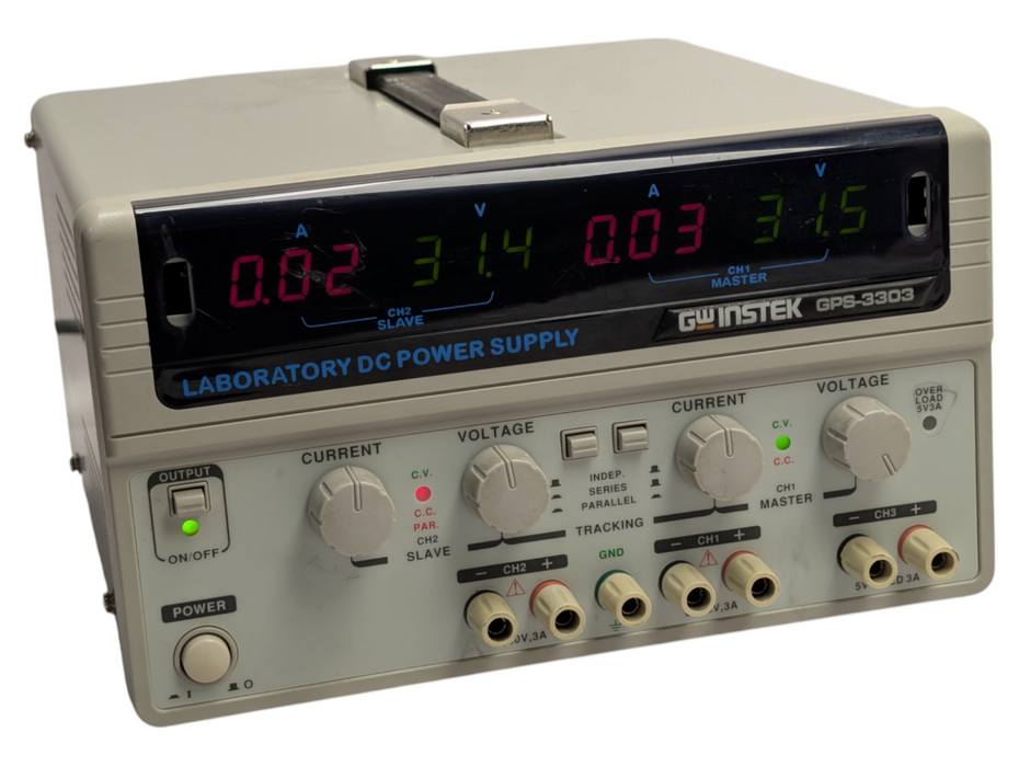 GW Instek GPS-3303 Laboratory DC Variable Linear Power Supply up to 60V 6A  -