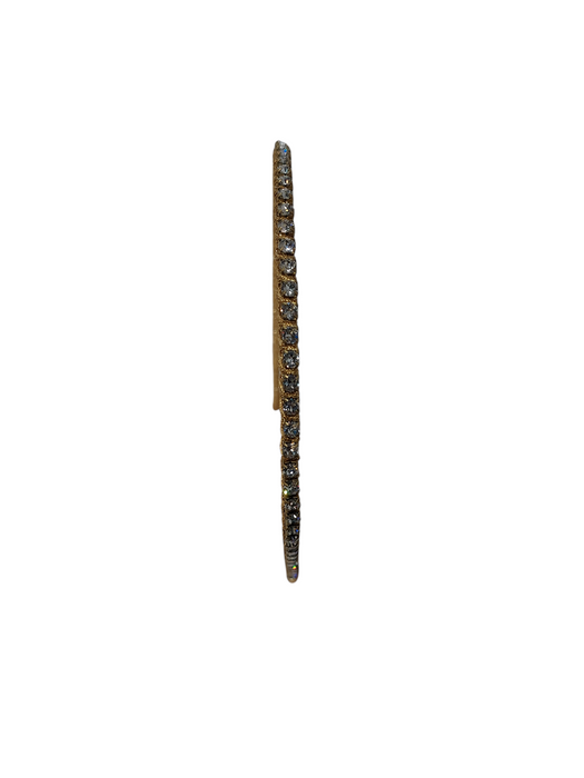 Jennifer Behr Gold Rhinestone Bridal Headband =