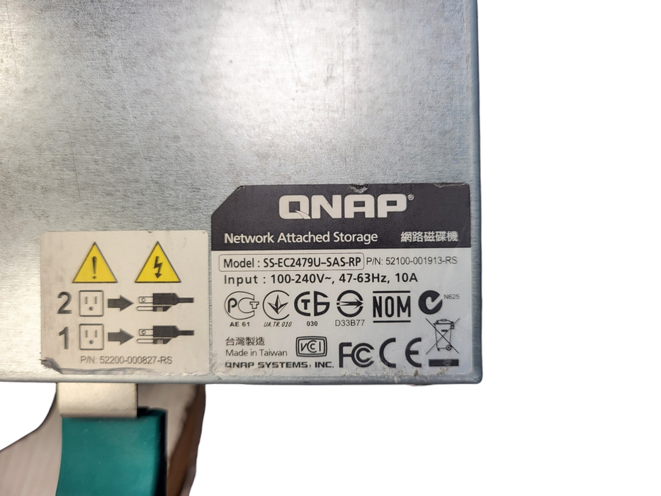 QNAP SS-EC2479U-SAS-RP NAS E3-1245 V2 24GB ECC RAM + 10GBe NIC No HDD/Caddy $
