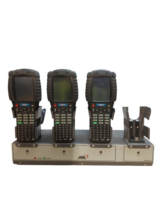 AML ACC-5935 M5900 FOUR POSITION TERMINAL CHARGER With 3 Scanners - READ DESC