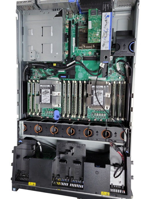 Lenovo SR650 2U, 2x Xeon Silver 4214 2.20GHz, 192GB DDR4, 2x PSU,  8x 2.5" _