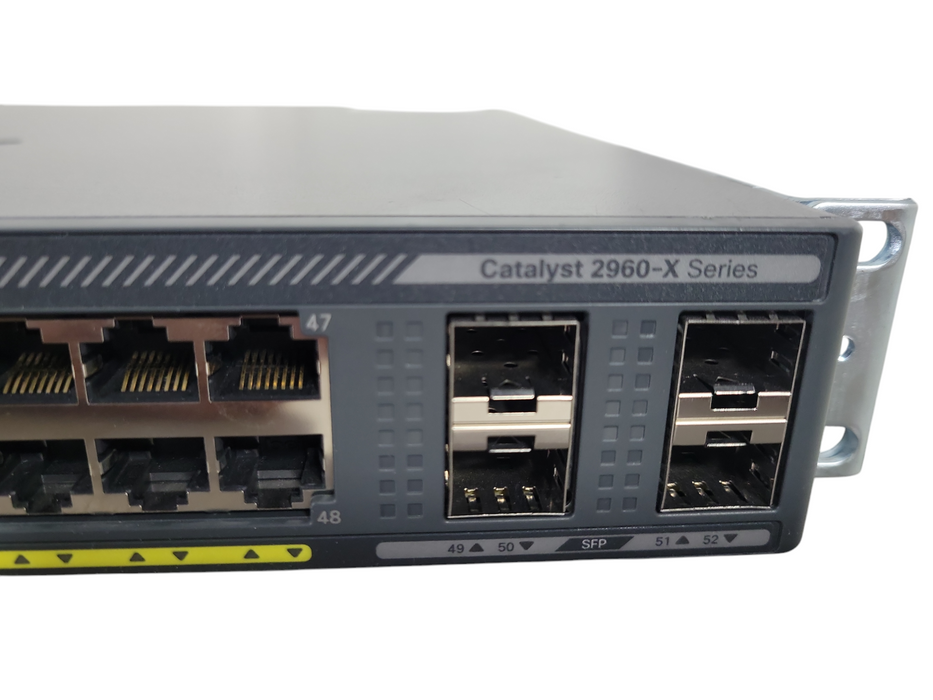 Cisco WS-C2960X-48FPS-L V07 | 48 Port Gigabit PoE+ 740W Switch | 4x SFP !